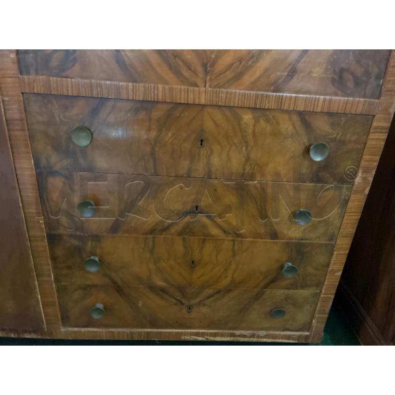 ARMADIETTO DECO' 1 ANTA CASSETTINI E RIBALTA IN RADICA | Mercatino dell'Usato Teramo 3