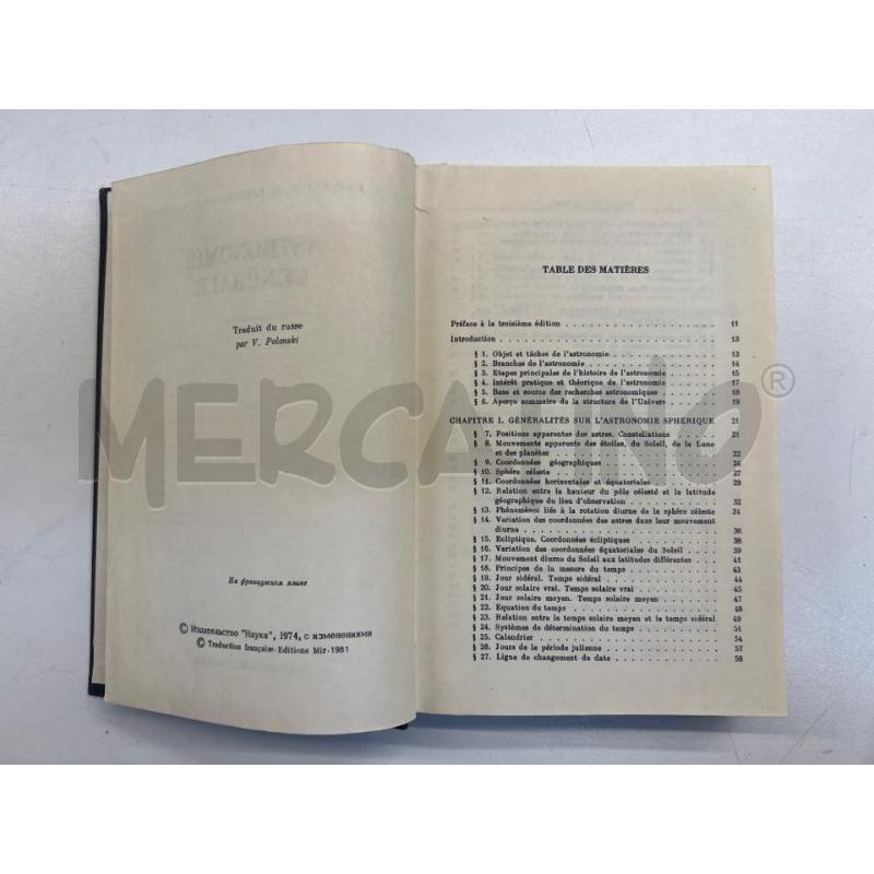 ASTRONOMIE GÉNÉRALE  P. BAKOULINE, E. KONONOVITCH, V. MOROZ 1975 | Mercatino dell'Usato Teramo 5