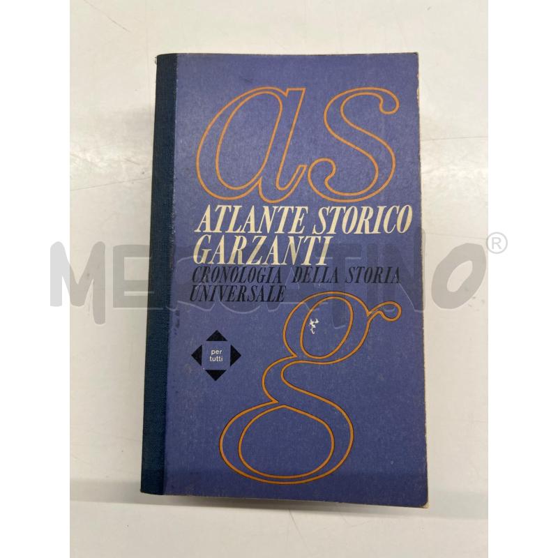 ATLANTE STORICO GARZANTI PRIMA EDIZIONE 1966 GARZANTI EDITORE MILANO | Mercatino dell'Usato Teramo 1