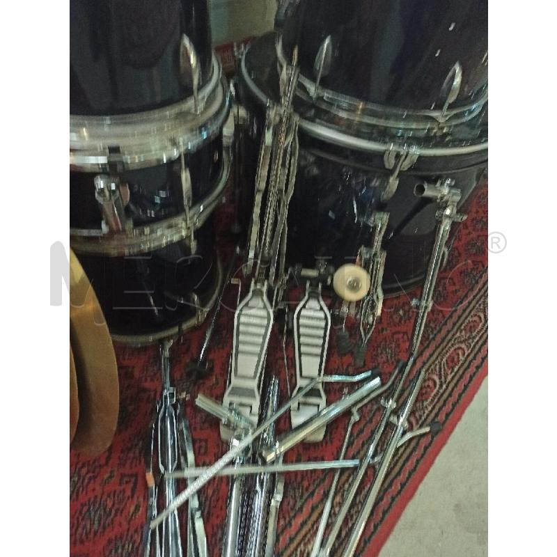 BATTERIA PERCUSSIONE BAXTER BLU COMPLETA 5 ELEMENTI | Mercatino dell'Usato Teramo 4