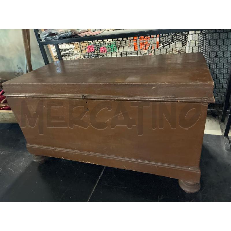 BAULE LEGNO MARRONE 50X100  | Mercatino dell'Usato Teramo 1