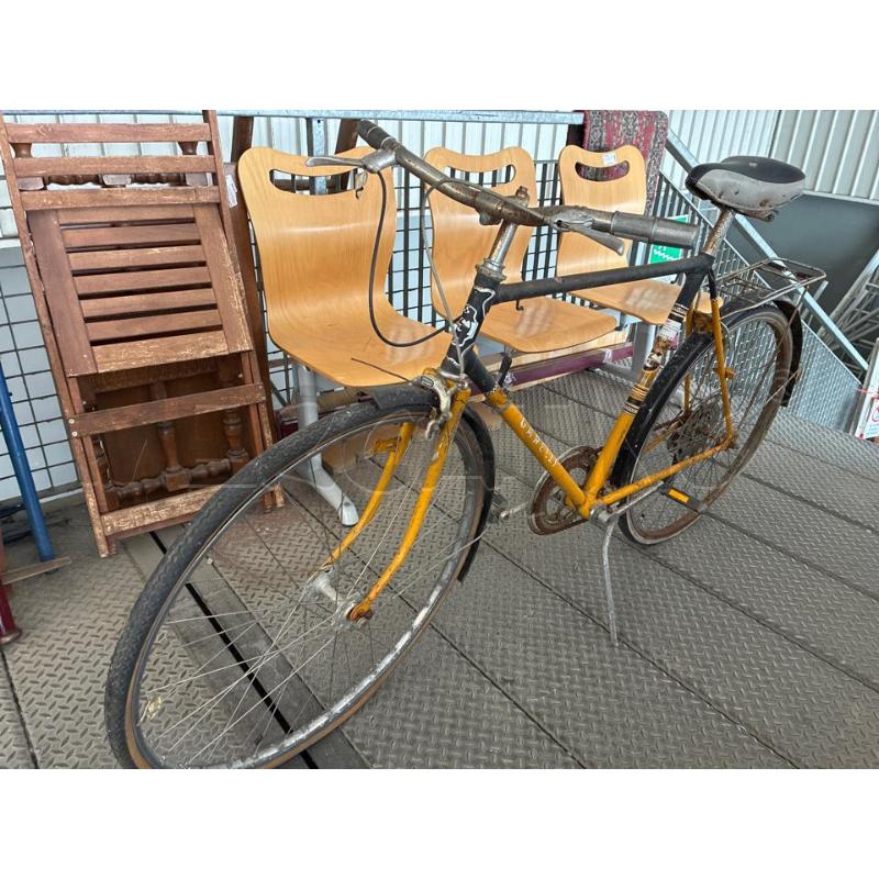 BICICLETTA UOMO GARELLI GIALLO NERA VINTAGE  | Mercatino dell'Usato Teramo 1