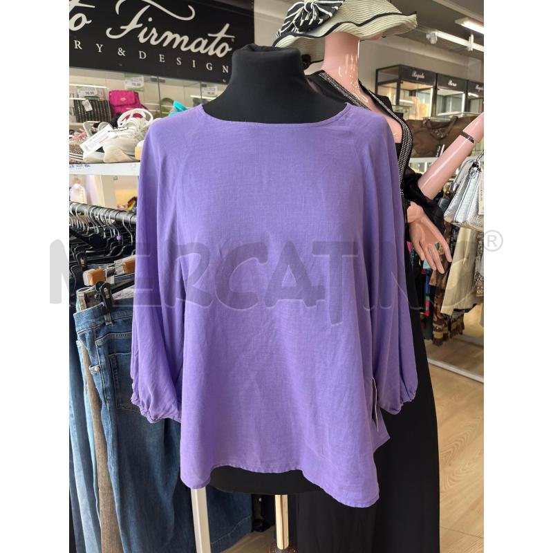 BLUSA DONNA NIU VIOLA  MANICA 3/4 | Mercatino dell'Usato Teramo 1