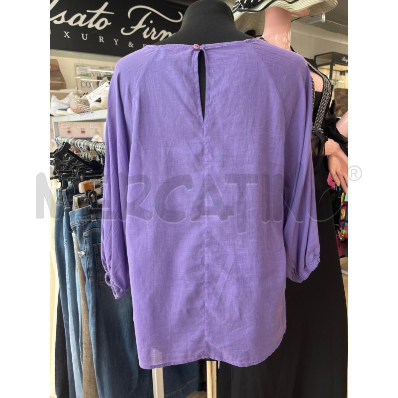 BLUSA DONNA NIU VIOLA  MANICA 3/4 | Mercatino dell'Usato Teramo 2