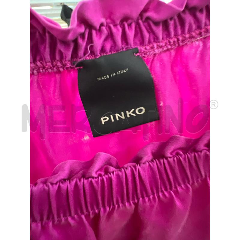 BLUSA DONNA PINKO COL CICLAMINO MANICA LUNGA ARRICCIATA | Mercatino dell'Usato Teramo 3