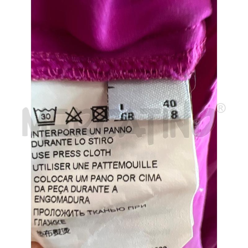 BLUSA DONNA PINKO COL CICLAMINO MANICA LUNGA ARRICCIATA | Mercatino dell'Usato Teramo 4