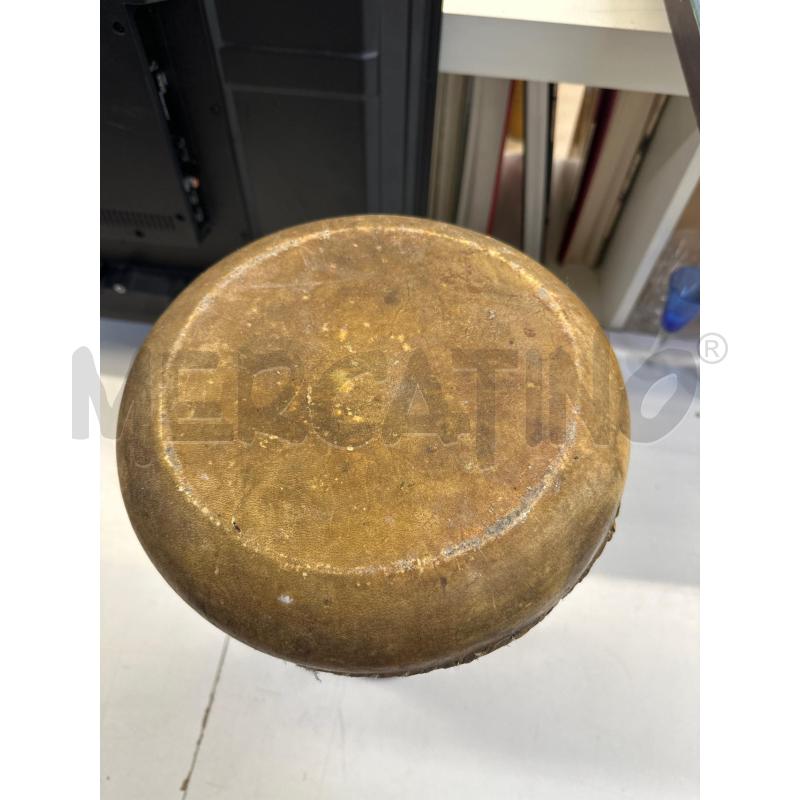 BONGO TERRACOTTA ARTIGIANALE E PELLE | Mercatino dell'Usato Teramo 2