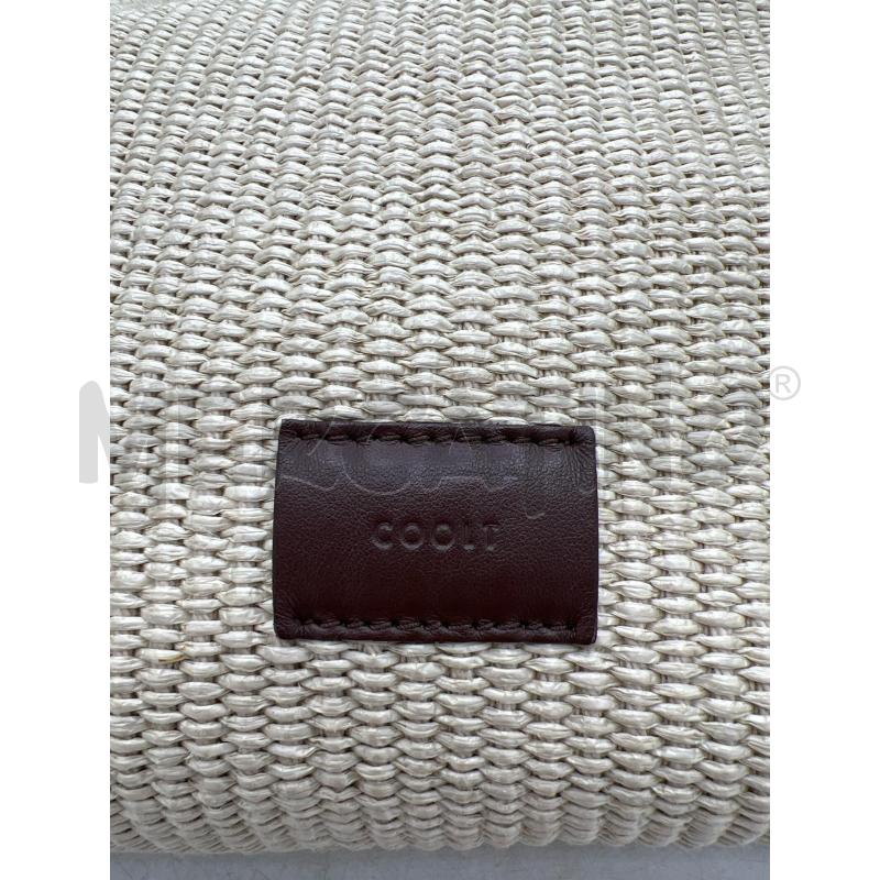 BORSA DONNA COOLT BEIGE BORDI MARRONI CON TRACOLLA | Mercatino dell'Usato Teramo 4