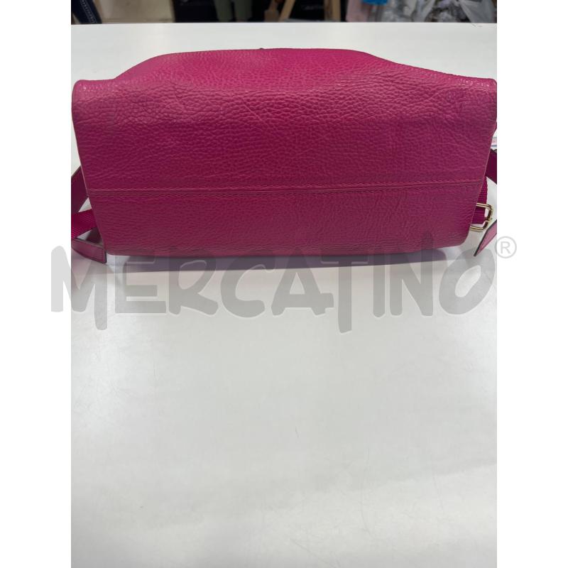BORSA DONNA DIVAS FUCSIA IN PELLE CATENA DORATA | Mercatino dell'Usato Teramo 4