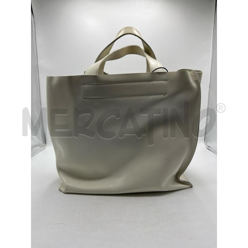 BORSA DONNA FURLA BIANCA QUADRATA 2 MANICI | Mercatino dell'Usato Teramo 3