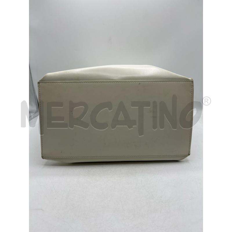 BORSA DONNA FURLA BIANCA QUADRATA 2 MANICI | Mercatino dell'Usato Teramo 4