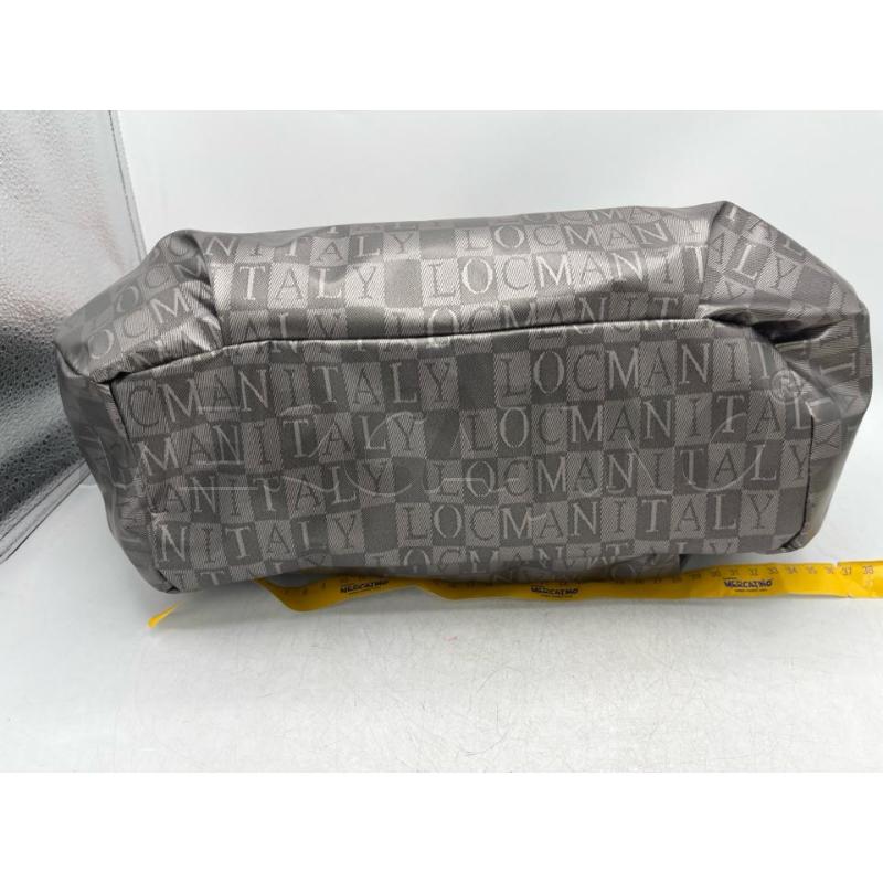 BORSA DONNA LOCMAN ITALY GRIGIA MONOGRAMMA ZIP CENTRALE | Mercatino dell'Usato Teramo 3