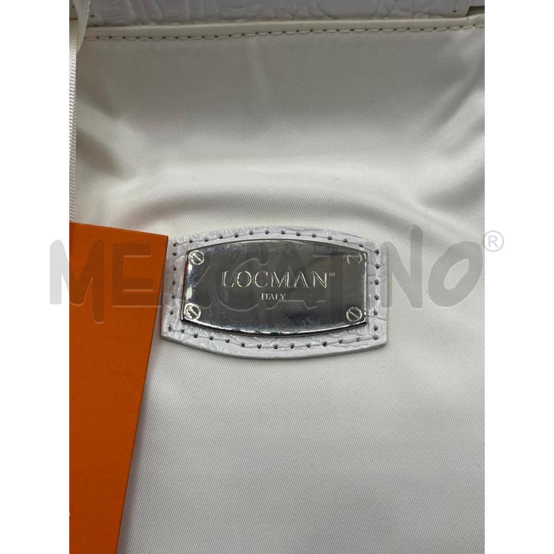 BORSA DONNA LOCMAN PELLE E TESSUTO BIANCO NUOVA PERFETTA | Mercatino dell'Usato Teramo 2