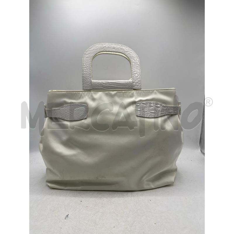 BORSA DONNA LOCMAN PELLE E TESSUTO BIANCO NUOVA PERFETTA | Mercatino dell'Usato Teramo 3