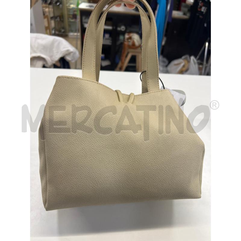 BORSA DONNA RIPANIN BEIGE CHIUSURA INSERTO DORATO | Mercatino dell'Usato Teramo 2