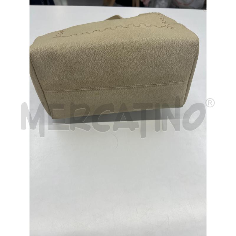BORSA DONNA RIPANIN BEIGE CHIUSURA INSERTO DORATO | Mercatino dell'Usato Teramo 3
