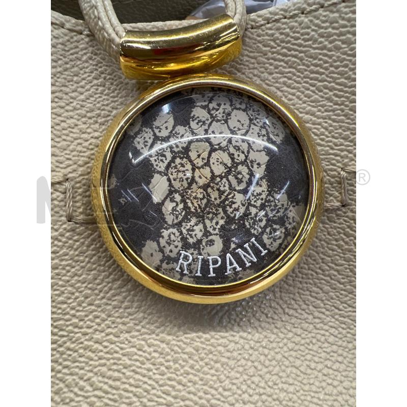BORSA DONNA RIPANIN BEIGE CHIUSURA INSERTO DORATO | Mercatino dell'Usato Teramo 4