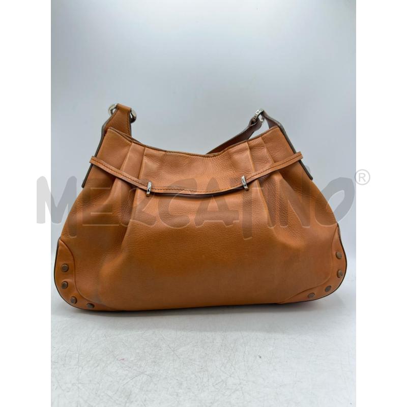 BORSA DONNA TODS IN PELLE COL CARAMELLO A SPALLA ANGOLI BORCHIE | Mercatino dell'Usato Teramo 2