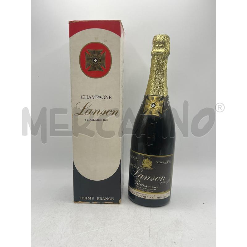 BOTTIGLIA CHAMPAGNE BRUT LANSON BLACK LABEL 75CL DA COLLEZIONE | Mercatino dell'Usato Teramo 1