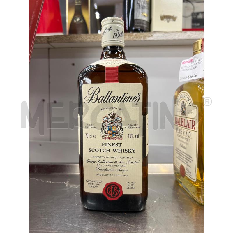 BOTTIGLIA COLLEZIONE BALLANTINES FINEST SCOTCH WHISKY 70CL | Mercatino dell'Usato Teramo 1