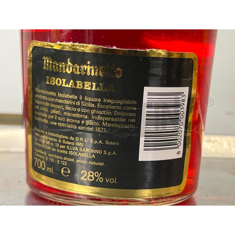 BOTTIGLIA MANDARINETTO ISOLABELLA LIQUORE | Mercatino dell'Usato Teramo 2