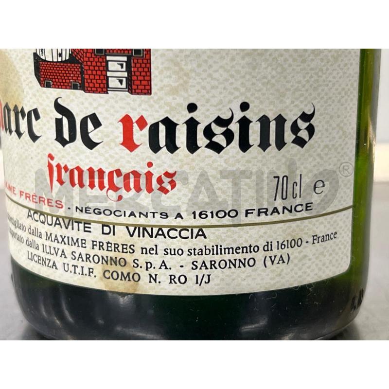 BOTTIGLIA MAXIME MARC DE RAISINS FRANCAIS 70 CL | Mercatino dell'Usato Teramo 3