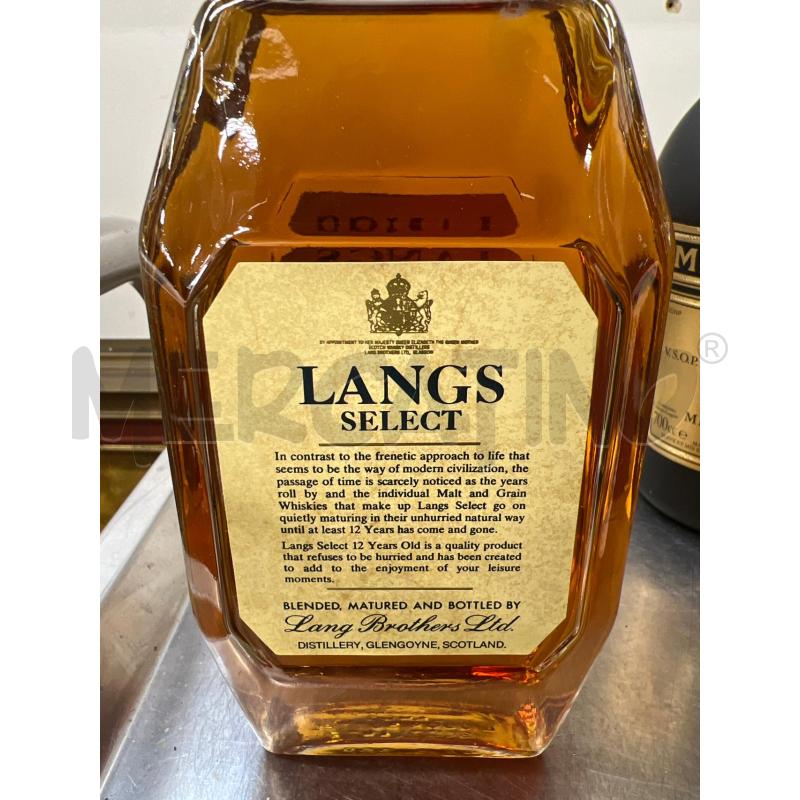 BOTTIGLIA SCOTCH WHISKY LANGS 12YO 75CL DA COLLEZIONE | Mercatino dell'Usato Teramo 2