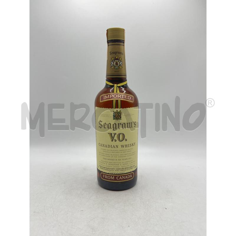 BOTTIGLIA SEAGRAM'S V.O. CANADIAN WHISKY IMPORTETD | Mercatino dell'Usato Teramo 1