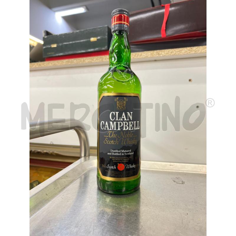 BOTTIGLIA WHISKY CLAN CAMPBELL 70CL | Mercatino dell'Usato Teramo 1