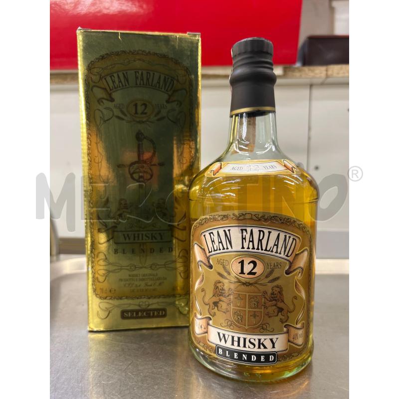 BOTTIGLIA WHISKY LEAN FARLAND 70CL DA COLLEZIONE 12 ANNI | Mercatino dell'Usato Teramo 1