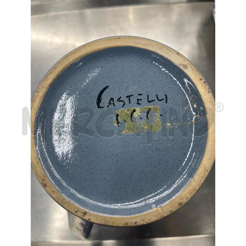 BROCCA CASTELLI DESIGN MODERNO CERAMICA GRIGIA DIPINTO ASTRATTO | Mercatino dell'Usato Teramo 3