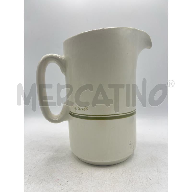 BROCCA CERAMICA CASTELLI BEIGE BORDO VERDE | Mercatino dell'Usato Teramo 1