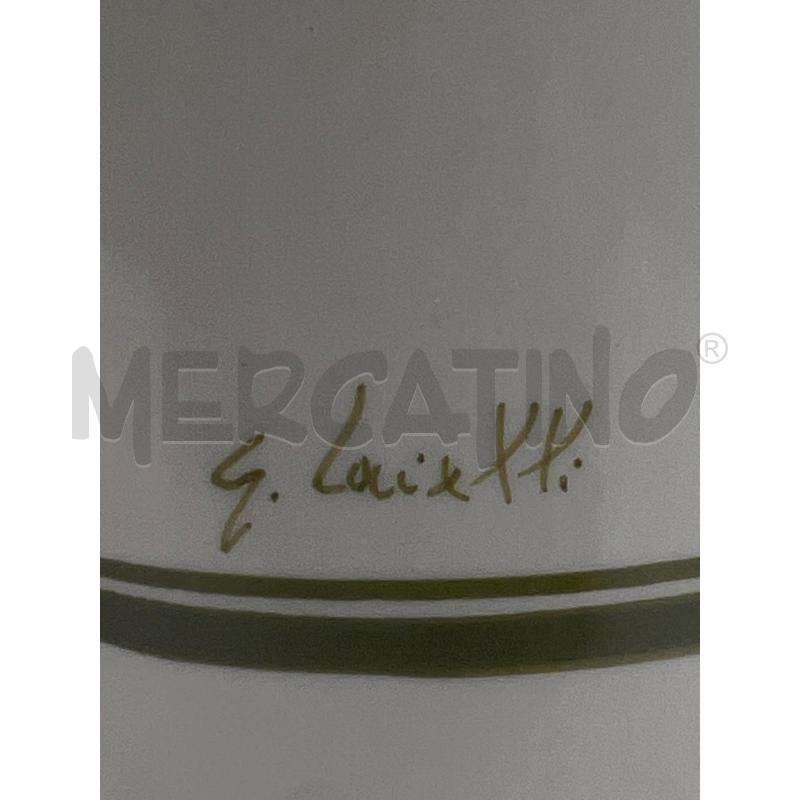 BROCCA CERAMICA CASTELLI BEIGE BORDO VERDE | Mercatino dell'Usato Teramo 2