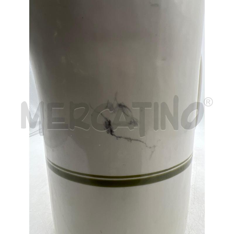 BROCCA CERAMICA CASTELLI BEIGE BORDO VERDE | Mercatino dell'Usato Teramo 4