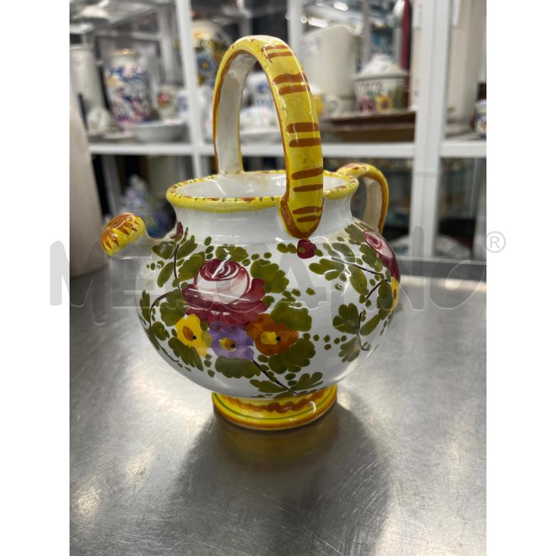 BROCCHETTA CERAMICA CASTELLI FIORE MANICO SOPRA | Mercatino dell'Usato Teramo 1