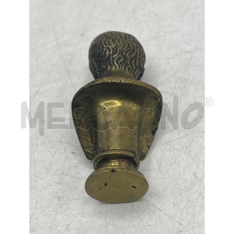 BRONZO BUSTO CESARE AUGUSTO IN MINIATURA CIRCA 6CM | Mercatino dell'Usato Teramo 4