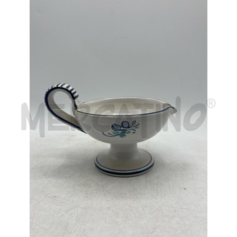 BUGIA CERAMICA CASTELLI FIORE BLU | Mercatino dell'Usato Teramo 2