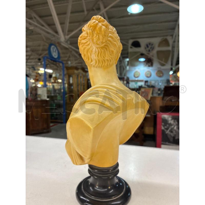 BUSTO DIANA IN MARMO BASE NERA H32CM | Mercatino dell'Usato Teramo 3