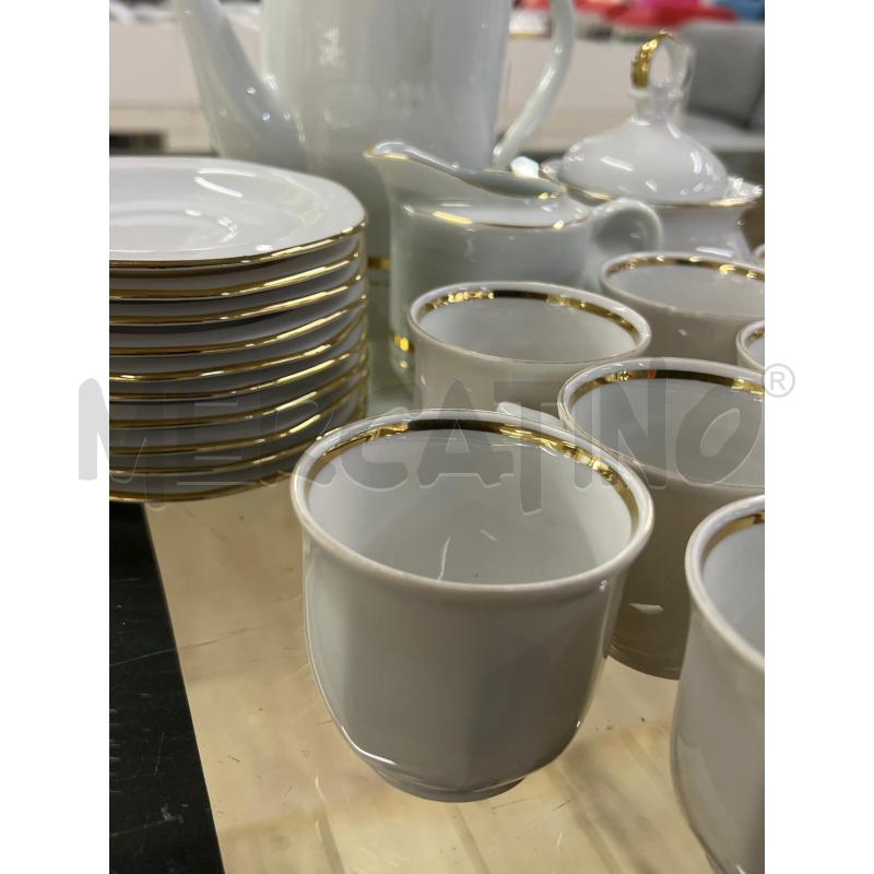 CAFFE' SET 10 PAX PORCELLANA SELTMAN BAVARIA BIANCA DOR 10 T 10 P CAFF + LAT + ZUC | Mercatino dell'Usato Teramo 2