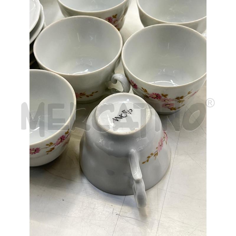 CAFFE' SET ANCAP 6 PERSONE COMPLETO FIORELLINI | Mercatino dell'Usato Teramo 3
