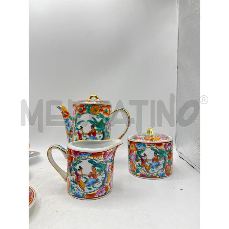 CAFFE' SET ORIENTALE 6 T + PIAT + CAFFETTIERA LATTIERA ZUCC -  | Mercatino dell'Usato Teramo 2