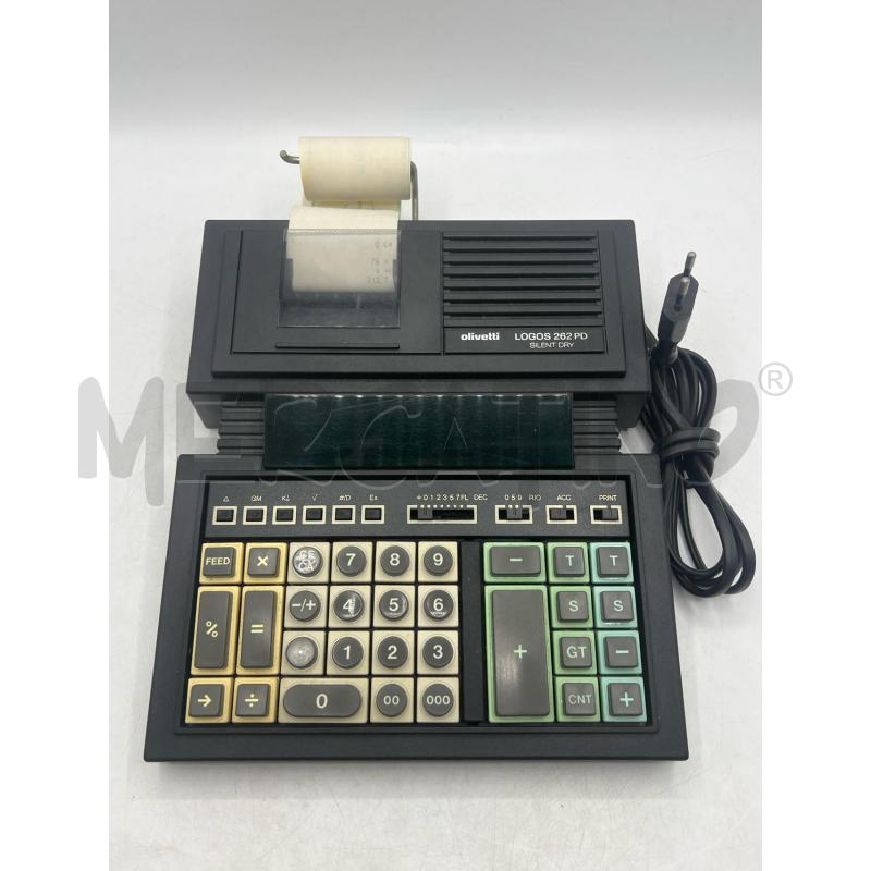 CALCOLATRICE VINTAGE OLIVETTI LOGOS 262PD | Mercatino dell'Usato Teramo 2