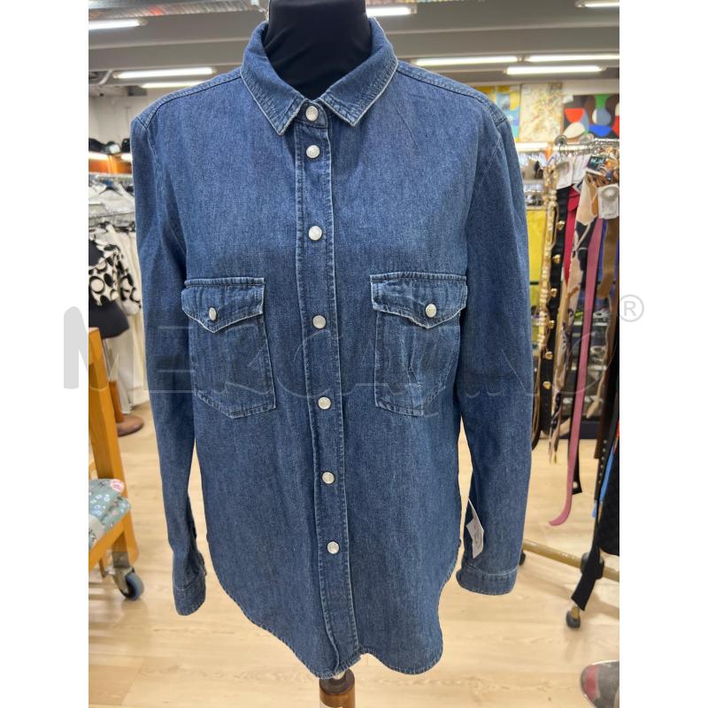 CAMICIA DONNA MAX&CO DI JEANS MANICA LUNGA | Mercatino dell'Usato Teramo 1