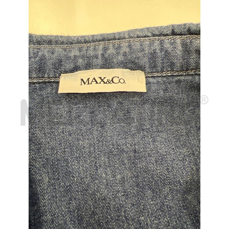 CAMICIA DONNA MAX&CO DI JEANS MANICA LUNGA | Mercatino dell'Usato Teramo 3