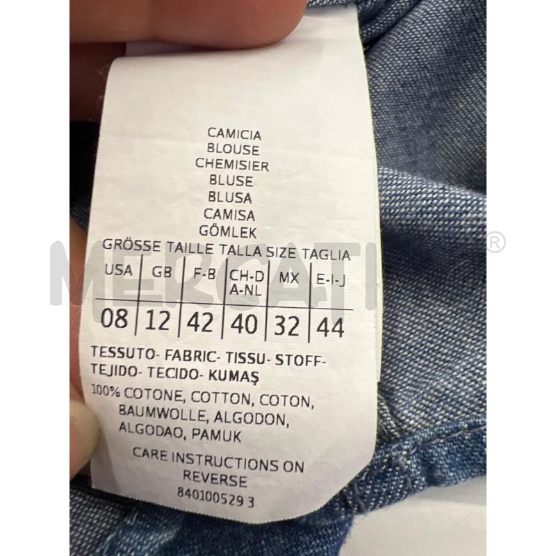 CAMICIA DONNA MAX&CO DI JEANS MANICA LUNGA | Mercatino dell'Usato Teramo 4