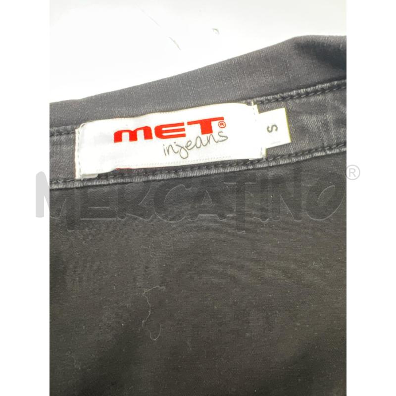 CAMICIA DONNA MET NERA DI JEANS BOTTONI GRIGI | Mercatino dell'Usato Teramo 3