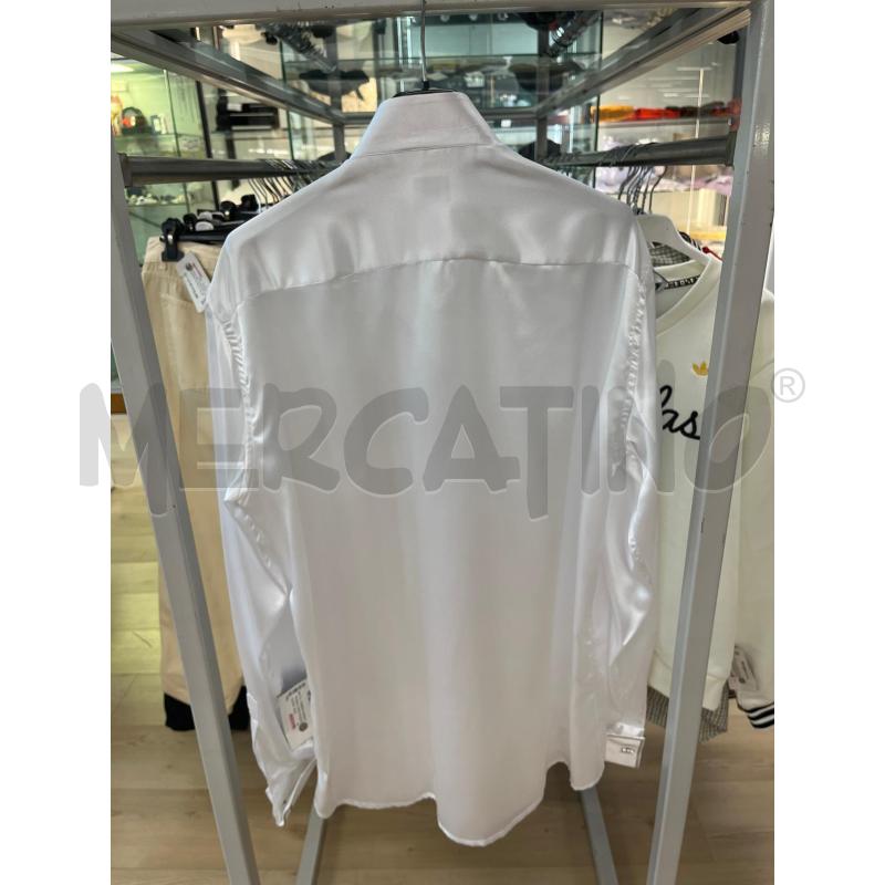 CAMICIA UOMO CAMICIAIO BIANCO BORDI STRASS | Mercatino dell'Usato Teramo 4