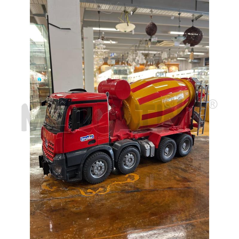 CAMION BETONIERA BRUDER ROSSO ARANCIO | Mercatino dell'Usato Teramo 1