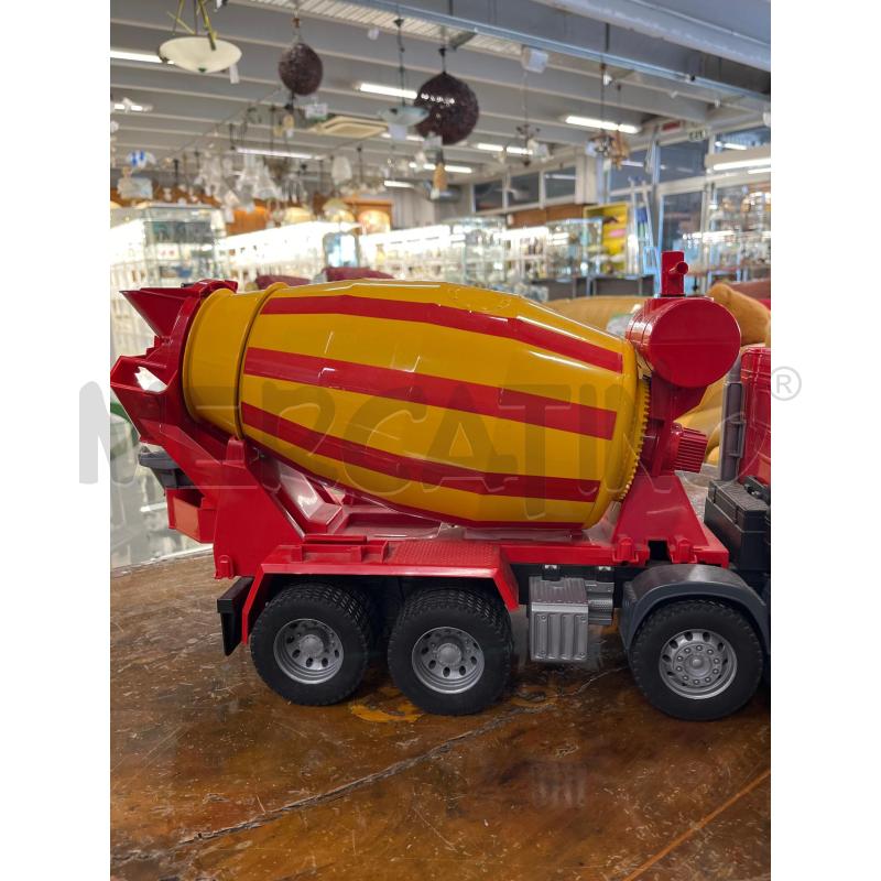 CAMION BETONIERA BRUDER ROSSO ARANCIO | Mercatino dell'Usato Teramo 2