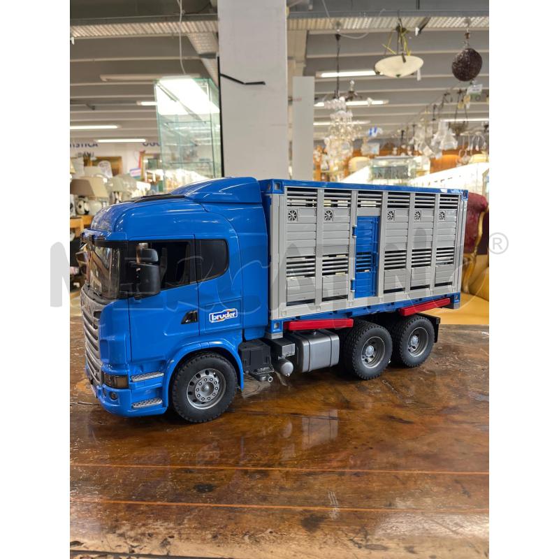 CAMION BRUDER SCANIA BLU TRASPORTO ANIMALI VIVI | Mercatino dell'Usato Teramo 1